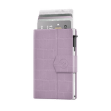 Pasjeshouder Plus Croco Lila