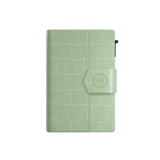 Pasjeshouder Plus Croco Mintgroen