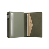 Pasjeshouder Double Olijfgroen