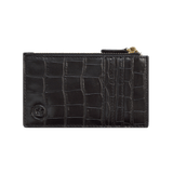 Mini Wallet Lite Croco Zwart