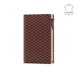 Pasjeshouder Slim Cube Bruin