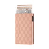 Pasjeshouder Slim Panel Zalmroze